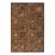 1880s Multi Geometric Rustic Antique Caucasian Verneh Flat-Weave Carpet 5'6" X 7'10" Wool Rug For Sale