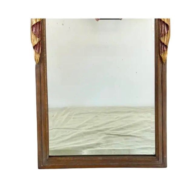 Early 20th Century English Regency Style Carved Gilt Swag Mirrors, a Pair For Sale - Image 5 of 10