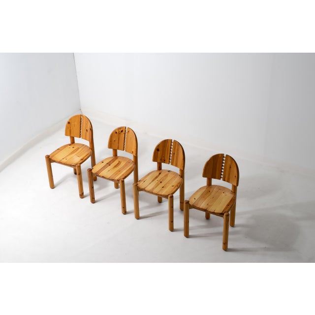Dining Chairs in Pine from Rainer Daumiller, 1970s, Set of 4 For Sale - Image 4 of 16