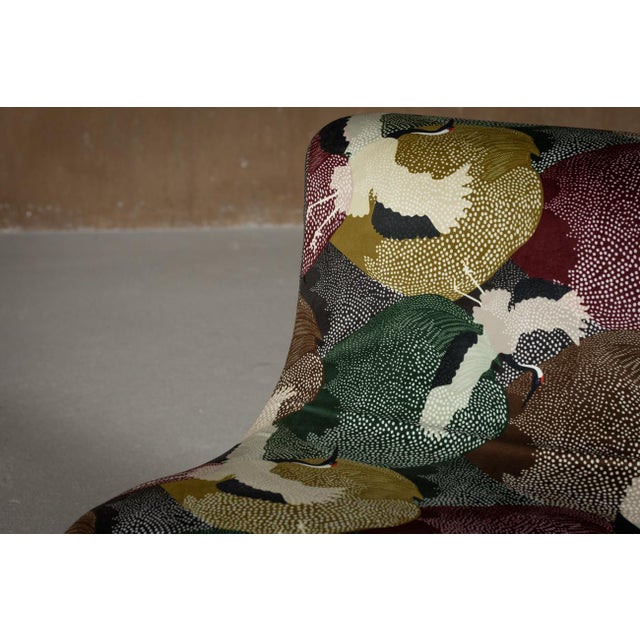 Italian Modular Sofa in Freedom Flight Velvet, 1970s, Set of 3 For Sale - Image 4 of 11