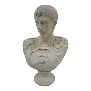 Neo Classical Pottery Bust For Sale