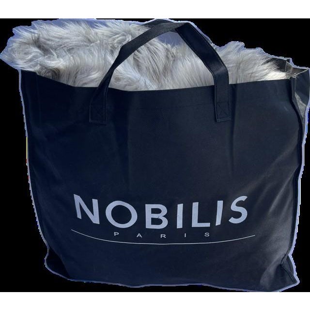 Transitional Nobilis Faux Fur Throw For Sale - Image 3 of 3