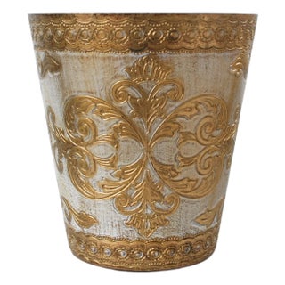 Vintage Italian Wastebasket For Sale