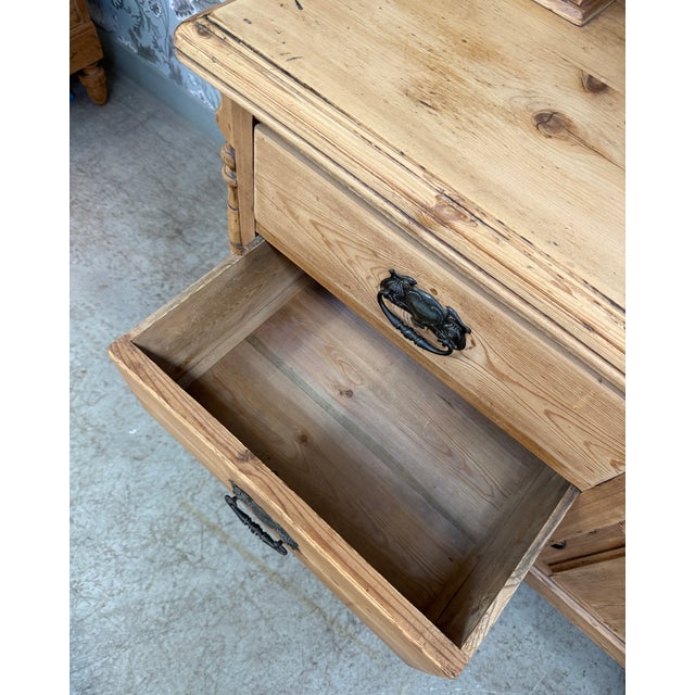 Victorian English 2-Part Buffet For Sale - Image 12 of 18