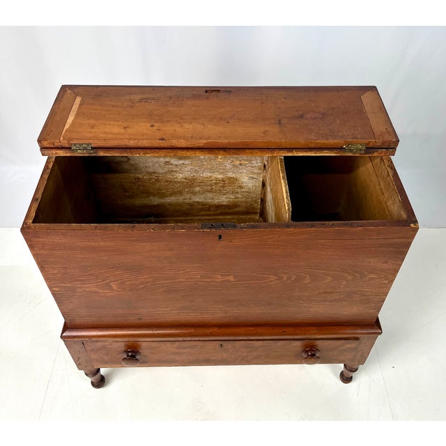 Antique 19th Century Southern Plantation Sugar Chest For Sale - Image 11 of 18