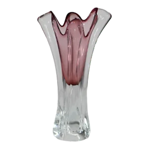 Mid Century Art Glass Vase att.to Josef Hospodka Chribska