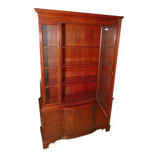 1950s Duncan Phyfe Style China Cabinet by Morganton For Sale