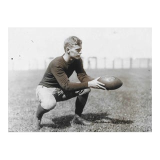 1930 Harvard Football Black and White Photograph For Sale