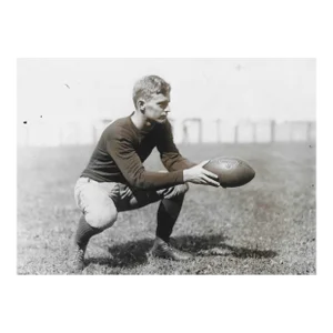 1930 Harvard Football Black and White Photograph