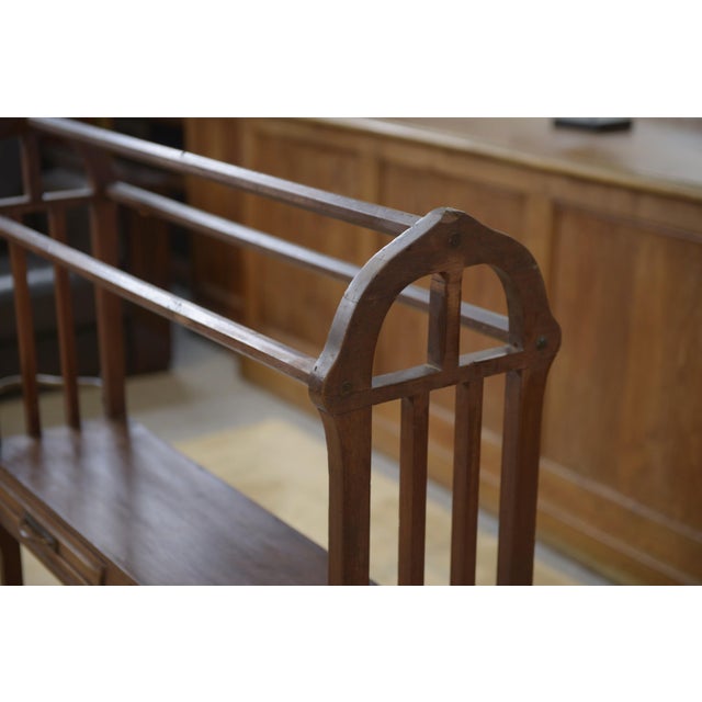 Art Nouveau Wooden Clothes Rack, 1900s For Sale - Image 6 of 13