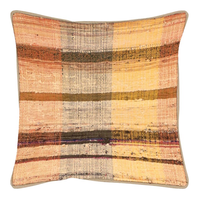 1960s Turkish Rag Pillow For Sale