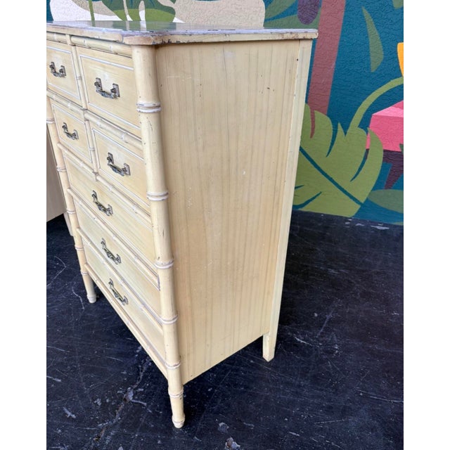 Henry Link Mid Century Henry Link Bali Hai Dresser Set For Sale - Image 4 of 15