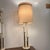 Pair of Colonial Premier Tall Brass and Marble Candelabra Style Table Lamps in the Style Tommi Parzinger For Sale - Image 10 of 12