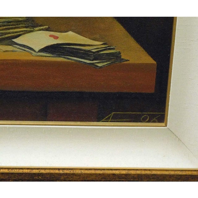 Fazly (Fazoil Ataullakhanov) "Creative Spray" Original Oil on Canvas Hand Signed For Sale - Image 11 of 11