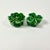 1960s Vintage Boho Chic Hollywood Regency Shamrock Salt & Pepper Shakers - A Pair. For Sale - Image 9 of 10