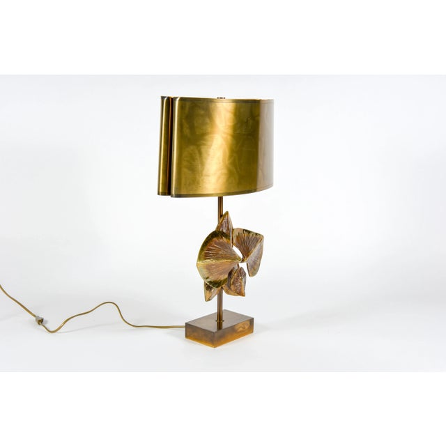 Bronze Table Lamp from Maison Charles, 1970s For Sale - Image 6 of 8