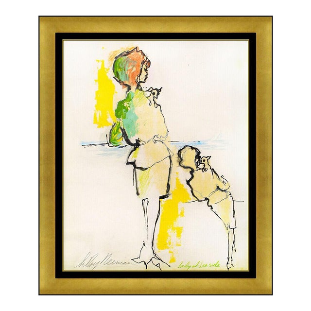 Late 20th Century Lady of Seaside, LeRoy Neiman For Sale