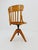 Brown Bauhaus Swivel Office Chair in Wood by Puffdreh Kontorchair, 1930s For Sale - Image 8 of 11