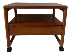Vintage Danish Teak Bar Trolley by Peter Brink for BR Møbler Gelsted, Denmark, 1960s