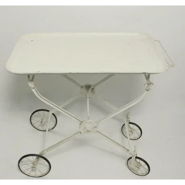 Early Industrial Hospital Cart For Sale In New York - Image 6 of 7