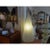 Mid-Century Modern Pair of White Pin Stripe Murano Glass Lamps by Vetri For Sale - Image 3 of 12