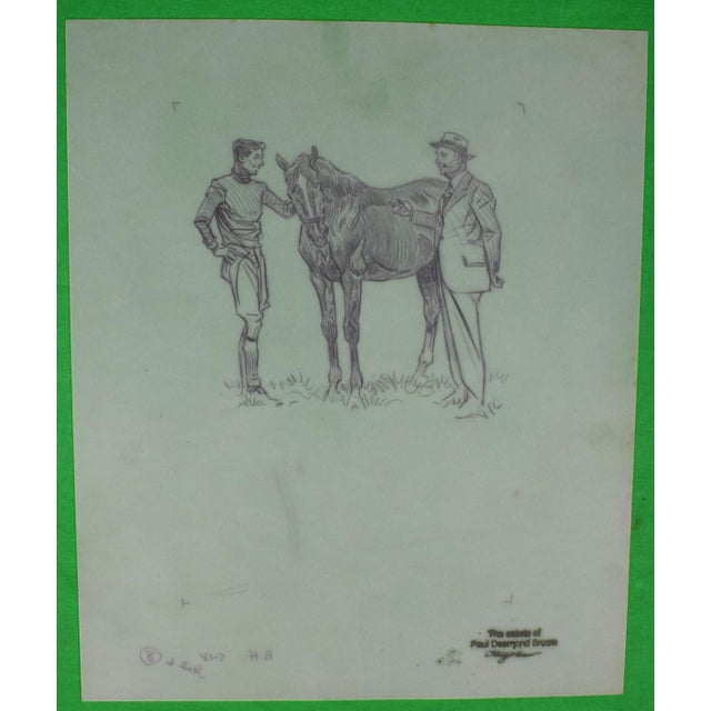 Art Sz: 12"H x 10"W Provenance: The Estate of Paul Desmond Brown