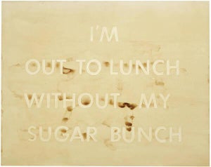 Ed Ruscha Out to Lunch Print