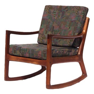 1960s Ole Wanscher for France & Søn Mid-Century Rocking Chair For Sale