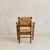 French Wood + Rush Armchair, 1940s For Sale - Image 14 of 18