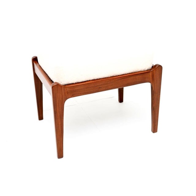 Vintage Danish Armchairs and Stool by Arne Vodder for Vamø, 1960s, Set of 3 For Sale - Image 13 of 15