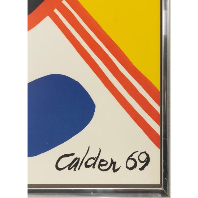 Alexander Calder - Spirals 1969 Color Lithograph on Paper Framed Modern Prints For Sale In Detroit - Image 6 of 8