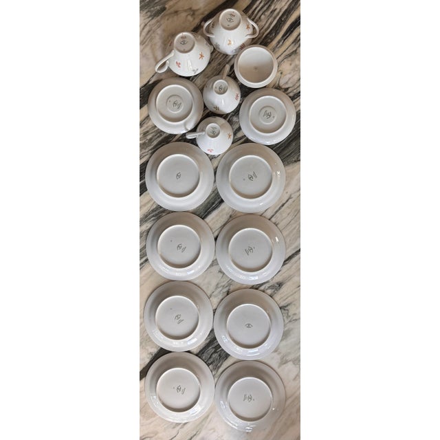 Mid-Century Johann Haviland Rosenthal Bavaria Autumn Leaves Pattern by Raymond Loewy - 33 Pieces For Sale - Image 13 of 18