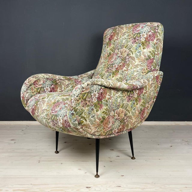 Mid-Century Modern Lady Armchair attributed to Marco Zanuso, Italy, 1960s For Sale - Image 15 of 15