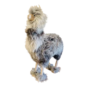 Lalanne Style Life-Size Wood Alpaca Stool or Statue