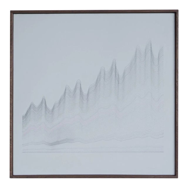 "Loft" Contemporary Abstract Acrylic Painting by Spencer Staley, Framed For Sale