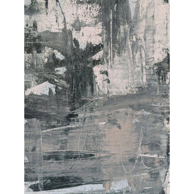 Textile Original Large Scale Abstract Expressionist Painting on Canvas For Sale - Image 7 of 12