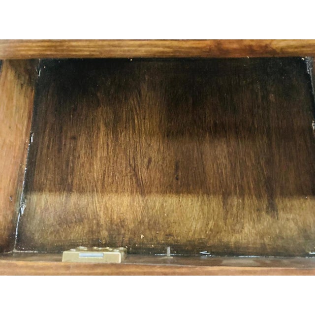 1920s 20th Century Oak Side Table, 1940s For Sale - Image 5 of 8