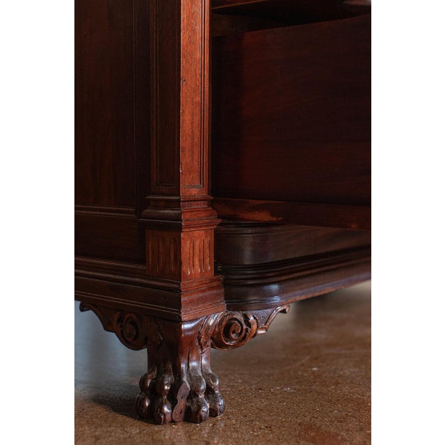 Brown Antique French Mahogany Chest of Drawers For Sale - Image 8 of 13
