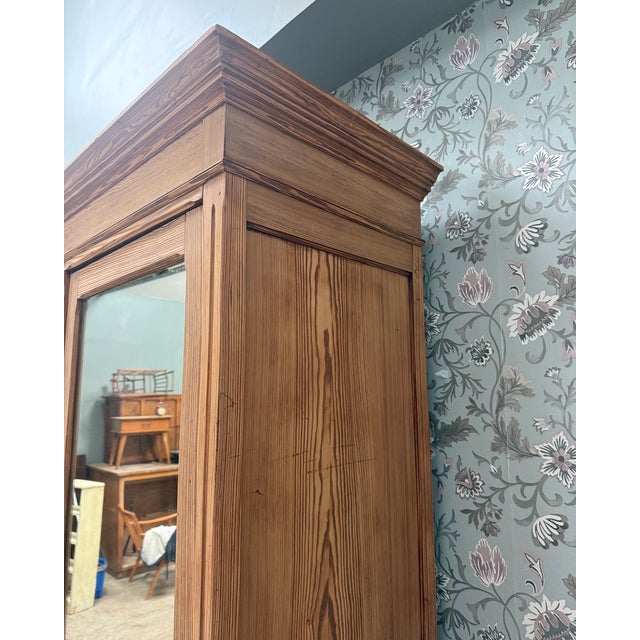 Antique Country Wardrobe in Wood, 1890s For Sale - Image 4 of 16