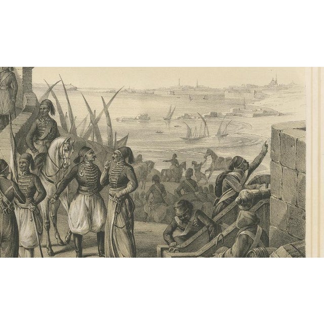 Mid 19th Century Egyptian Regular Cavalry on the Nile, 1846, Paper For Sale - Image 5 of 9
