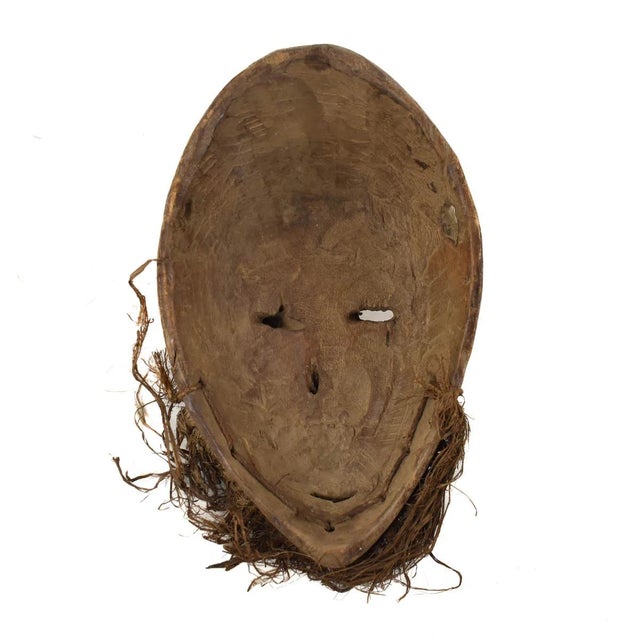 Wood Early 20th Century Lega Mask with Beard For Sale - Image 7 of 8
