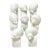 1980s Ceramic Seashell Napkin Rings - A Set of 8 For Sale