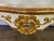French Italian Rococo Console Table, Giltwood & Marble Top, Mid-20th Century For Sale - Image 3 of 16
