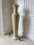 Vintage 1980’s Faux Goatskin / Parchment Floor Lamp For Sale - Image 10 of 11