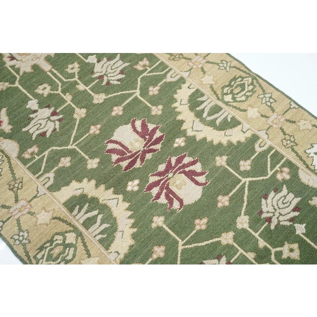 Green Sumak Runner 2'6'' X 8'0" For Sale - Image 8 of 10