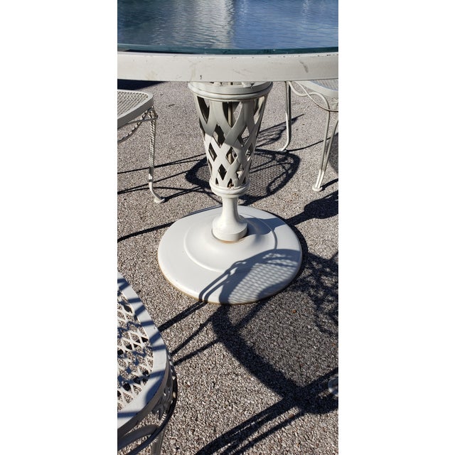 Vintage Outdoor Dining Table and 4 Matching Chairs Chairish