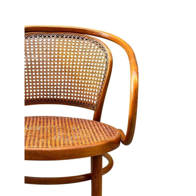 Orange Vintage French Chair in Wood, 1960s For Sale - Image 8 of 9