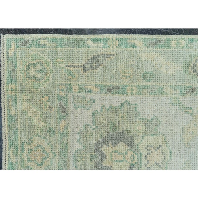 Turkish Oushak Rug 2'2" x 7'11" #19434 For Sale - Image 4 of 8
