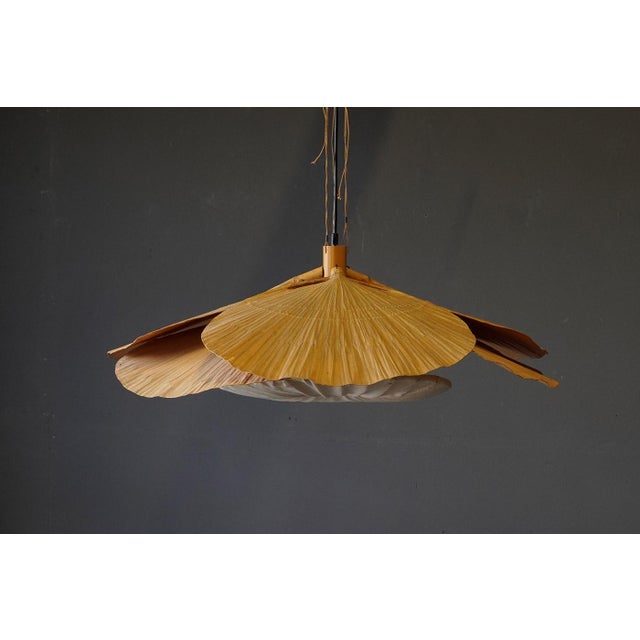 Ingo Maurer Hana II Chandelier Uchiwa Series by Ingo Maurer for Design M, Germany, 1970s For Sale - Image 4 of 14