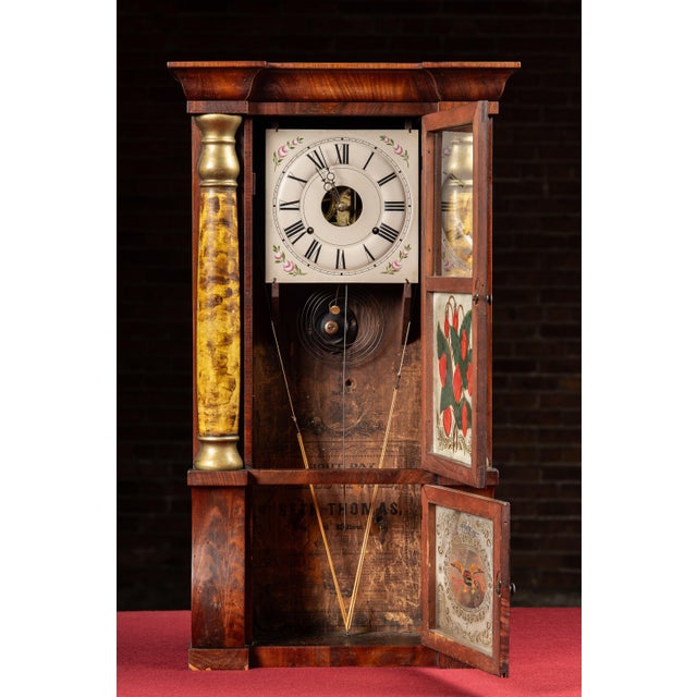 Mid-19th Century Seth Thomas Triple Decker Empire Clock For Sale In Chicago - Image 6 of 14